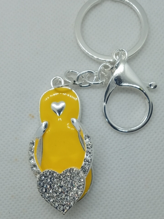 Accessories - BEJEWELED FLIP-FLOP BAG/KEY CHAIN